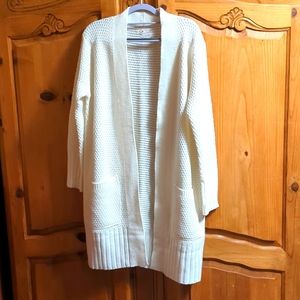 Open front chunky cardigan